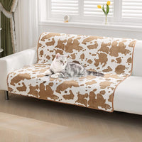 Stylish Pet Blanket with Cow Print - CozyCow-70 cm × 90 cm-State of Style