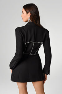 Stylish Plaid Jacket For Women | Comfortable And Chic-Black-XS-State of Style