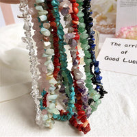 Stylish Polished Crystal Necklace - Lina-Green Aventurine-State of Style