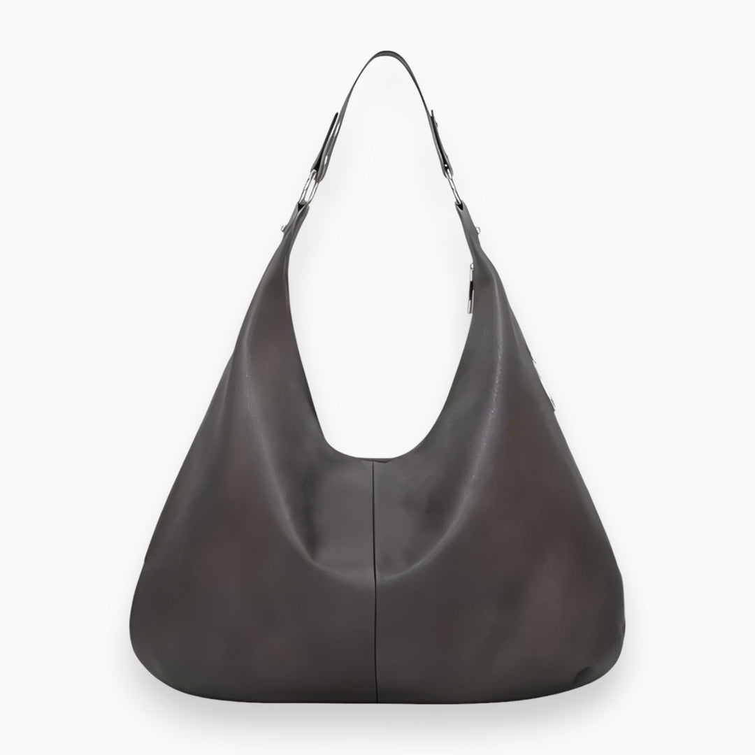 Stylish PU Leather Handbag - Bella-Grey-State of Style