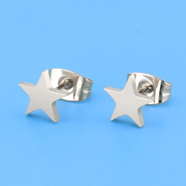 Stylish Punk Stud Earrings | Bold Fashion Statement-Gold-State of Style