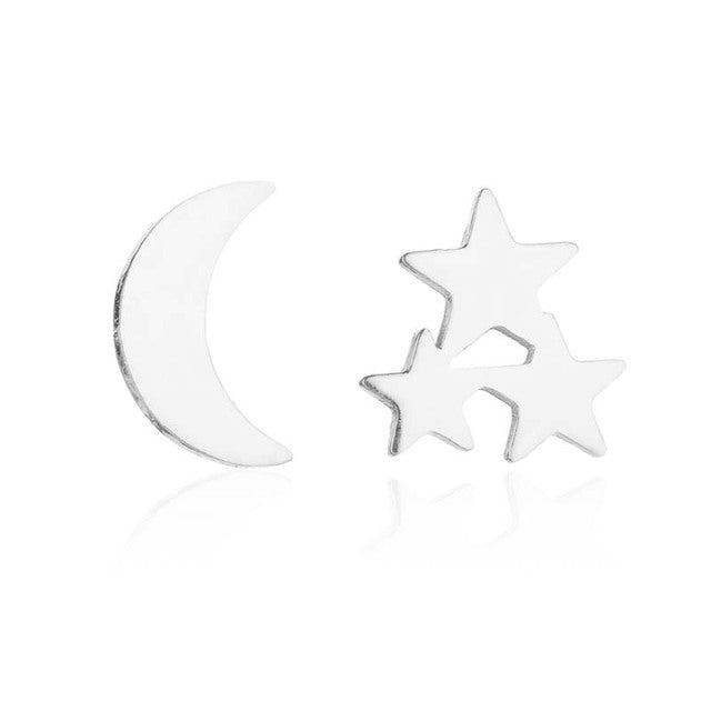 Stylish Punk Stud Earrings | Bold Fashion Statement-Gold-State of Style