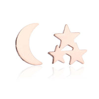 Stylish Punk Stud Earrings | Bold Fashion Statement-Gold-State of Style