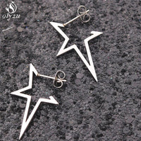 Stylish Punk Stud Earrings | Bold Fashion Statement-Gold-State of Style