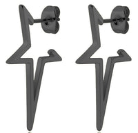 Stylish Punk Stud Earrings | Bold Fashion Statement-Gold-State of Style