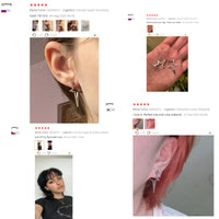 Stylish Punk Stud Earrings | Bold Fashion Statement-Gold-State of Style