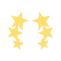 Stylish Punk Stud Earrings | Bold Fashion Statement-Gold-State of Style