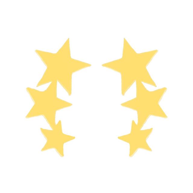 Stylish Punk Stud Earrings | Bold Fashion Statement-Gold-State of Style