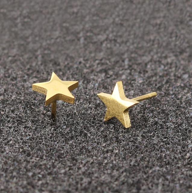 Stylish Punk Stud Earrings | Bold Fashion Statement-Solid gold-State of Style