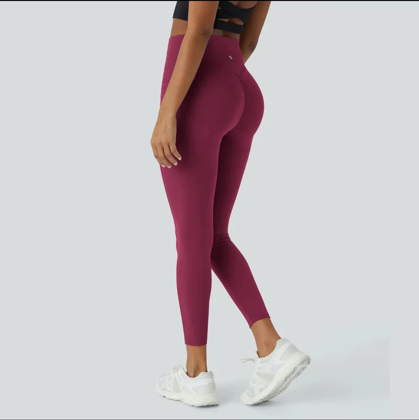 Stylish Push-Up Legging – Mila | Instantly lifting effect-S-Dark red-State of Style
