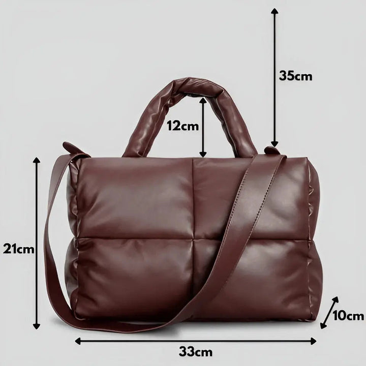 Stylish Quilted Ladies Designer Handbag - Sofia-Black-State of Style