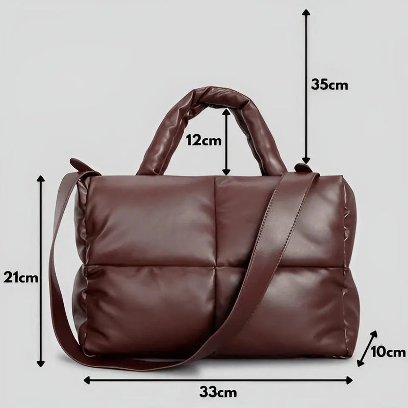 Stylish Quilted Ladies Designer Handbag - Sofia-Black-State of Style
