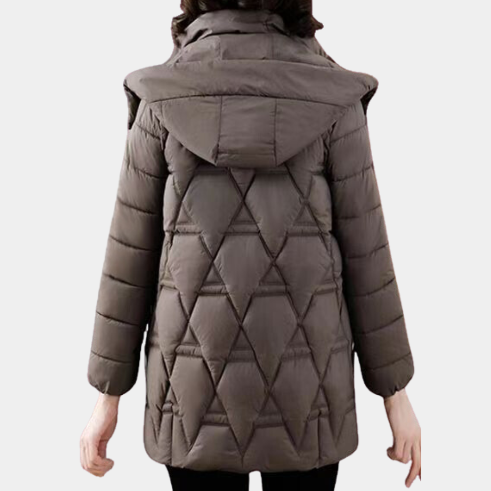 Stylish Quilted Ladies Jacket - Romy-Black-XS-State of Style