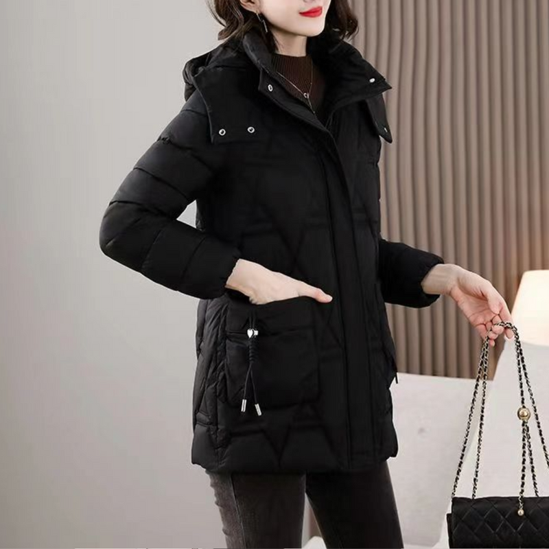 Stylish Quilted Ladies Jacket - Romy-Black-XS-State of Style