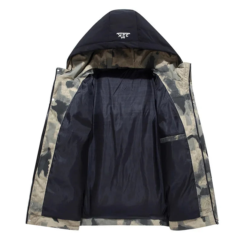 Stylish Quilted Men's Winter Jacket - Milo-Black-XS-State of Style