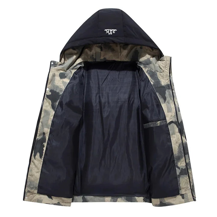 Stylish Quilted Men's Winter Jacket - Milo-Black-XS-State of Style