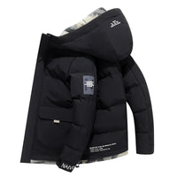 Stylish Quilted Men's Winter Jacket - Milo-Black-XS-State of Style