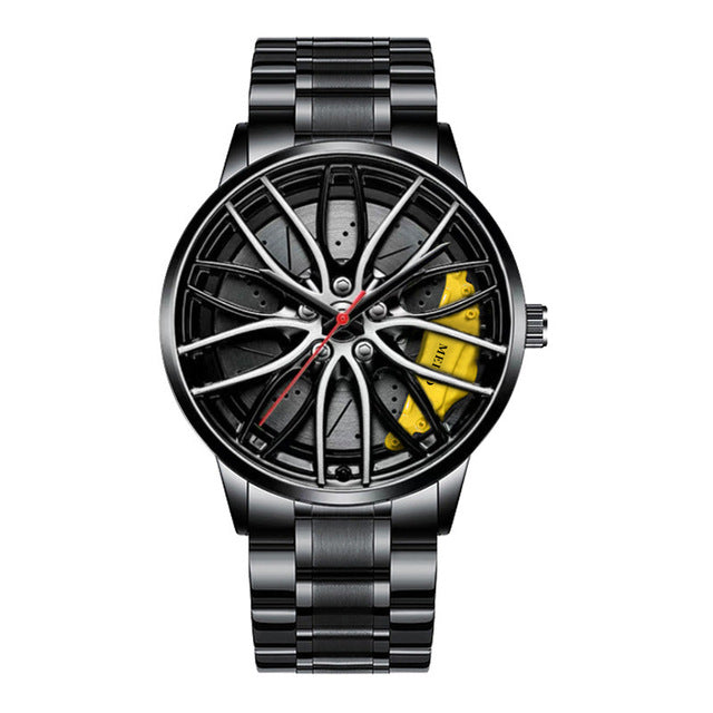 Stylish Race Car Men's Watch - RaceVision-Yellow-Style 1-State of Style