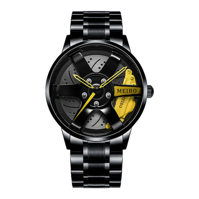 Stylish Race Car Men's Watch - RaceVision-Yellow-Style 2-State of Style