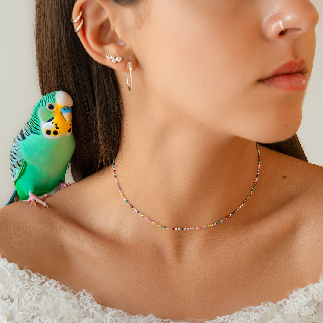 Stylish Rainbow Necklace - Iris-Gold-State of Style
