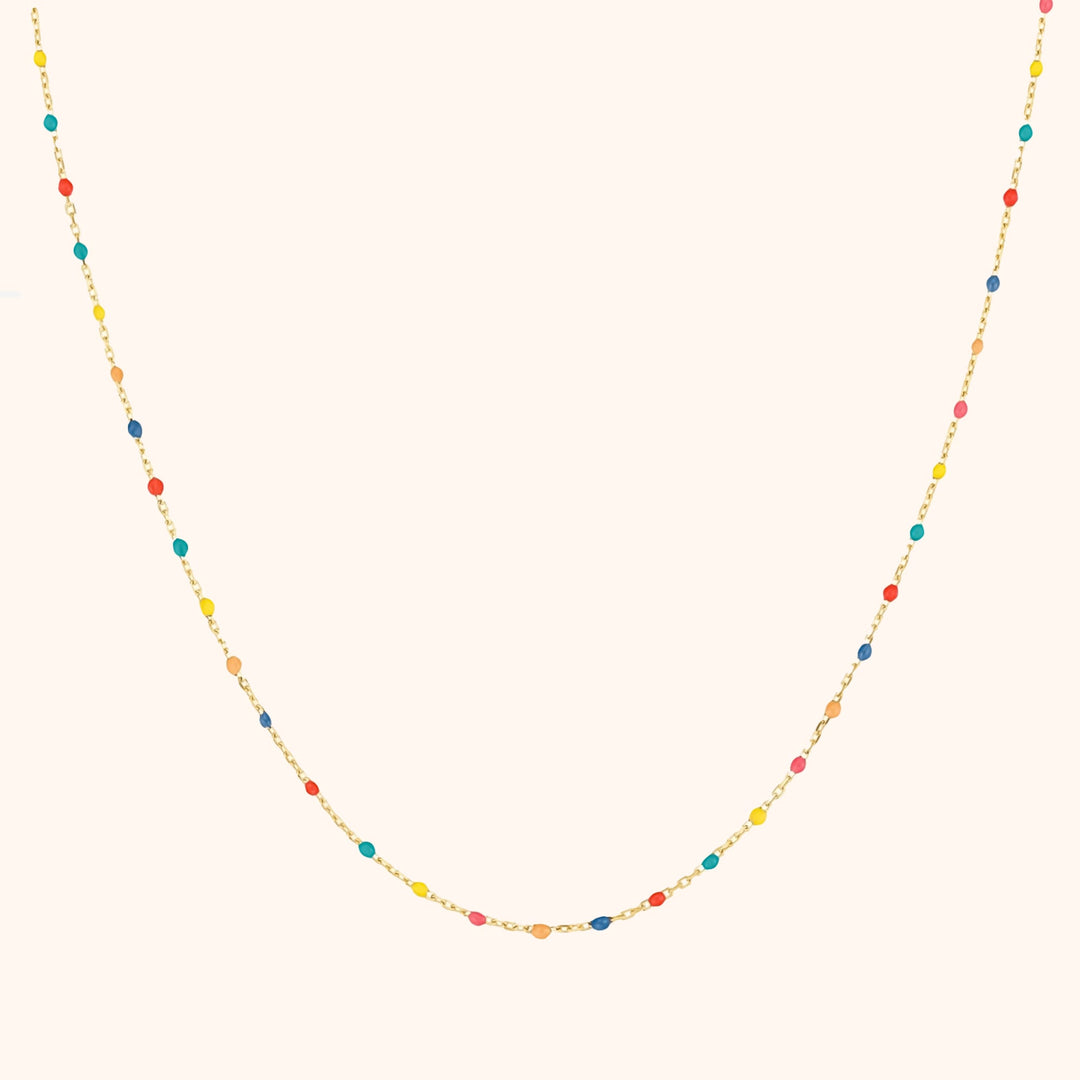Stylish Rainbow Necklace - Iris-Gold-State of Style