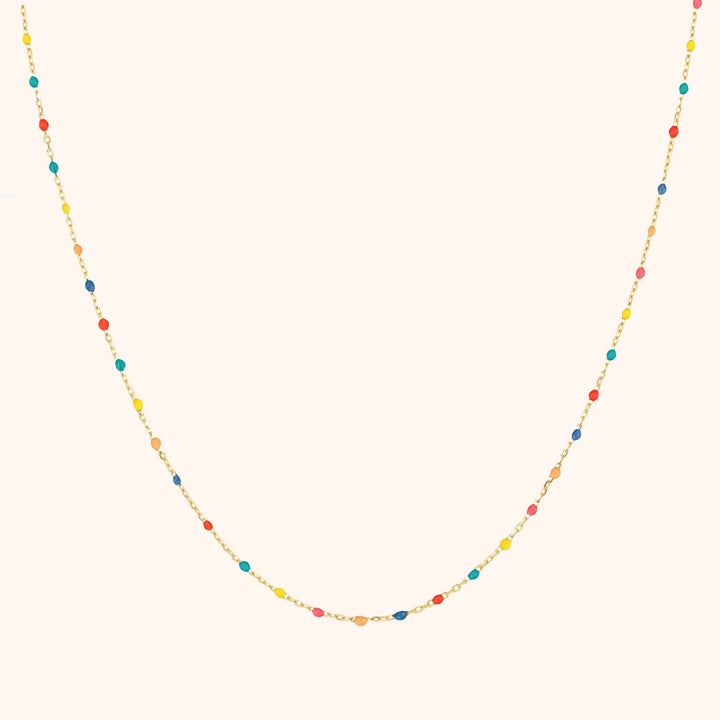 Stylish Rainbow Necklace - Iris-Gold-State of Style