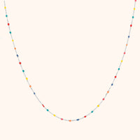 Stylish Rainbow Necklace - Iris-Silver-State of Style