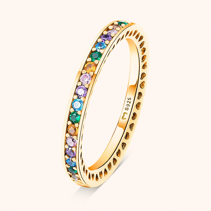Stylish Rainbow Ring – Aurora-Gold-5-State of Style