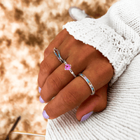 Stylish Rainbow Ring – Aurora-Silver-5-State of Style