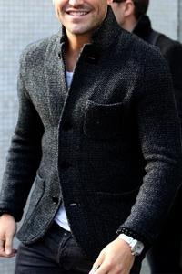 Stylish Retro Men's Vest - Victor-Black-S-State of Style