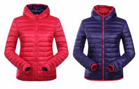 Stylish Reversible Women's Down Jacket - Aurora-Blue-S-State of Style
