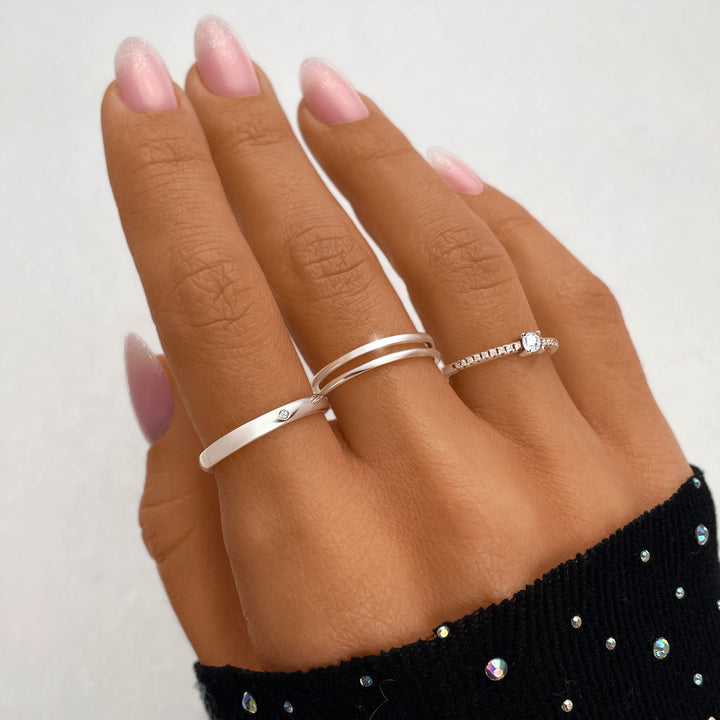 Stylish Ring with Sparkling Zirconia – Sienna-Gold-5-State of Style