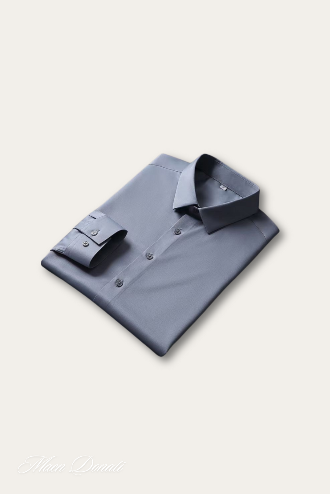 Stylish Satin Men's Shirt – Dario-Grey-State of Style