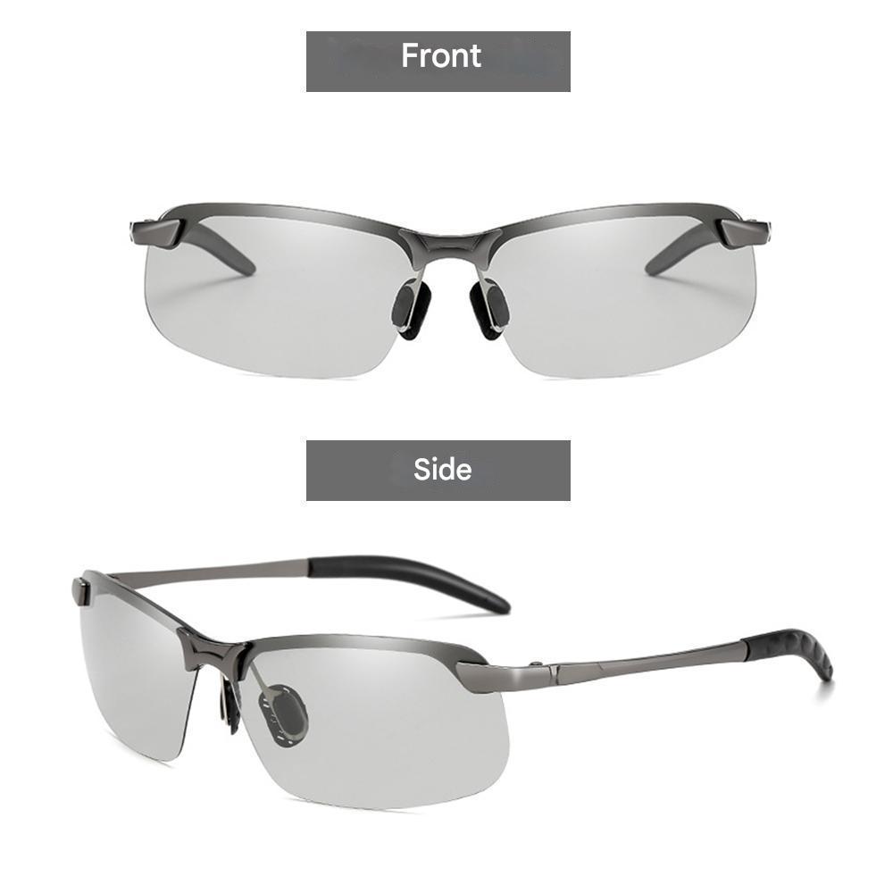 Stylish self-tinting polarised glasses for day & night – Nils-Black-Gray-State of Style