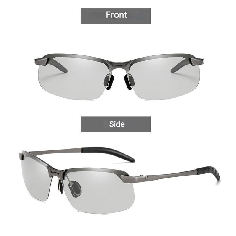 Stylish self-tinting polarised glasses for day & night – Nils-Black-Gray-State of Style