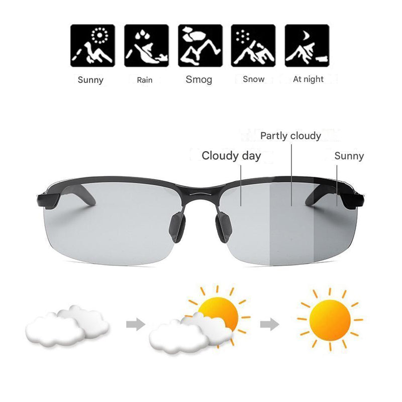 Stylish self-tinting polarised glasses for day & night – Nils-Black-Gray-State of Style