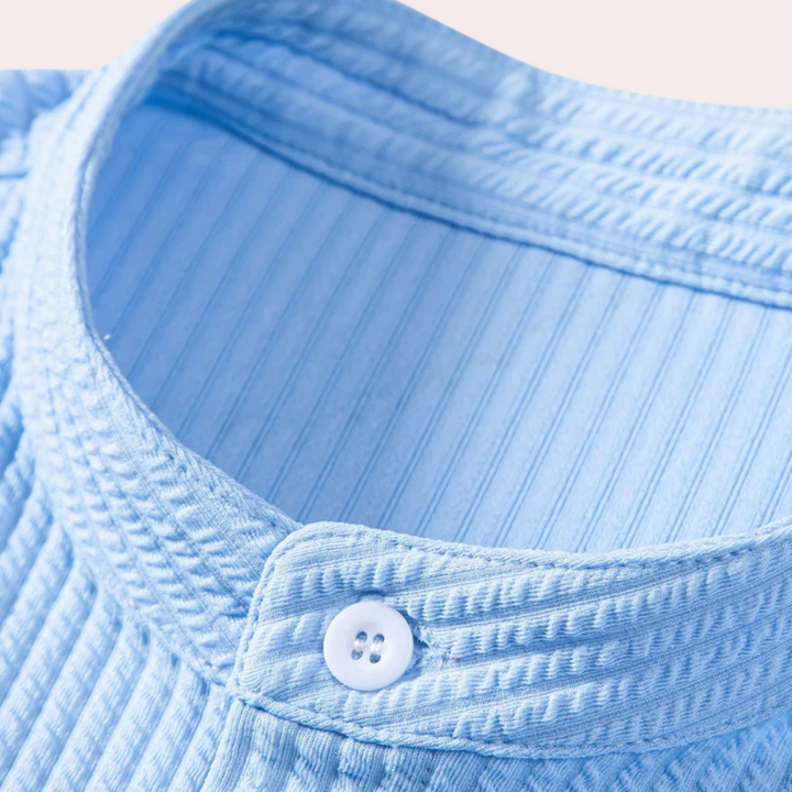 Stylish Short-Sleeved Shirt for Men - Victor-White-S-State of Style