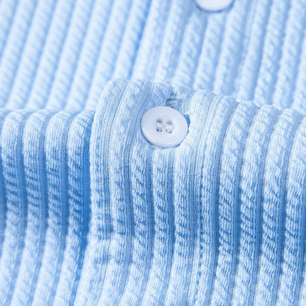 Stylish Short-Sleeved Shirt for Men - Victor-White-S-State of Style