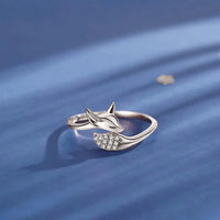 Stylish Silver Fox Ring - Renara-Silver-5-State of Style