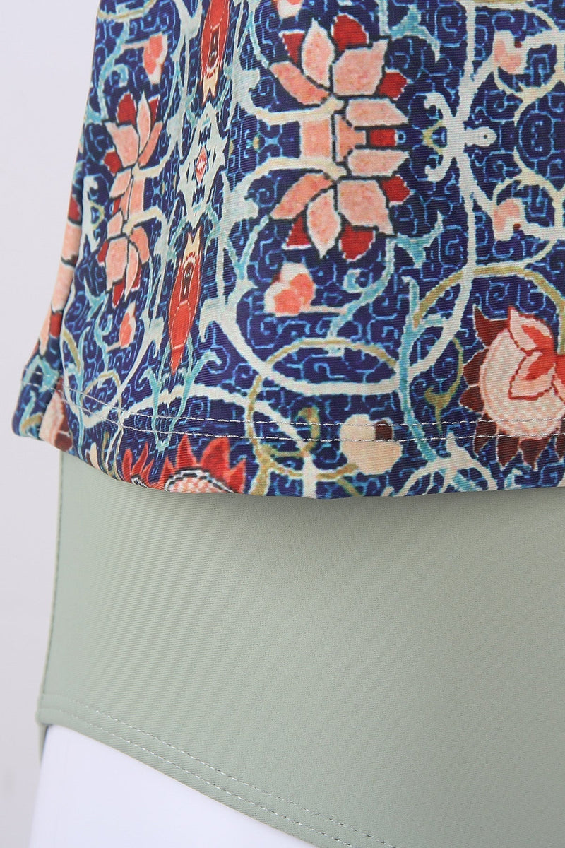 Stylish Sleeveless Bikini with Attractive Pattern - SummerGlow-S (36/38)-State of Style