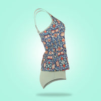 Stylish Sleeveless Bikini with Attractive Pattern - SummerGlow-S (36/38)-State of Style