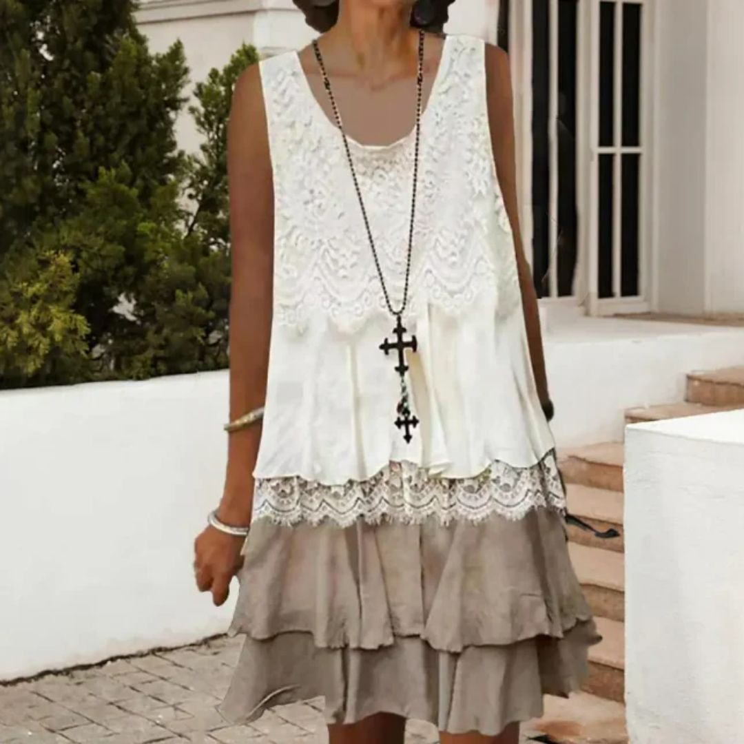 Stylish Sleeveless Dress | Pauline Collection-S-State of Style