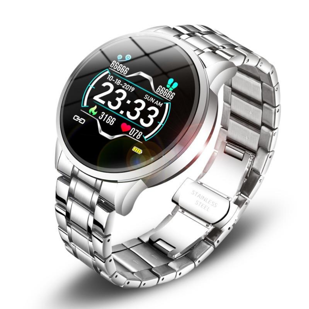 Stylish Smartwatch - TimelessTrack-Silver-State of Style