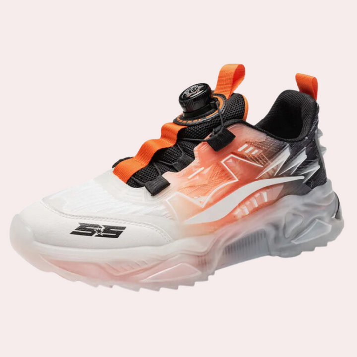 Stylish Sneakers for Men - Nero-Orange-6-State of Style