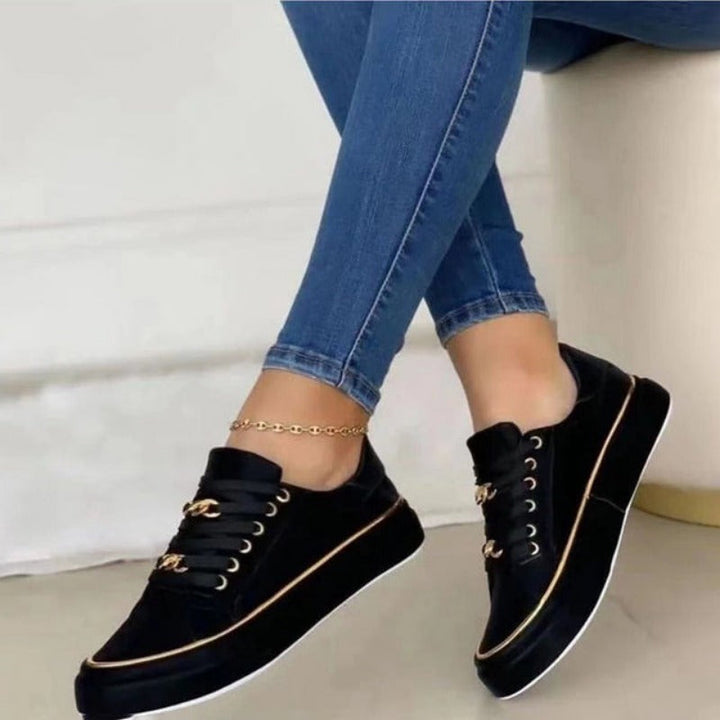Stylish Sneakers for Trendy Feet - Seraphina-Black-4.5-State of Style