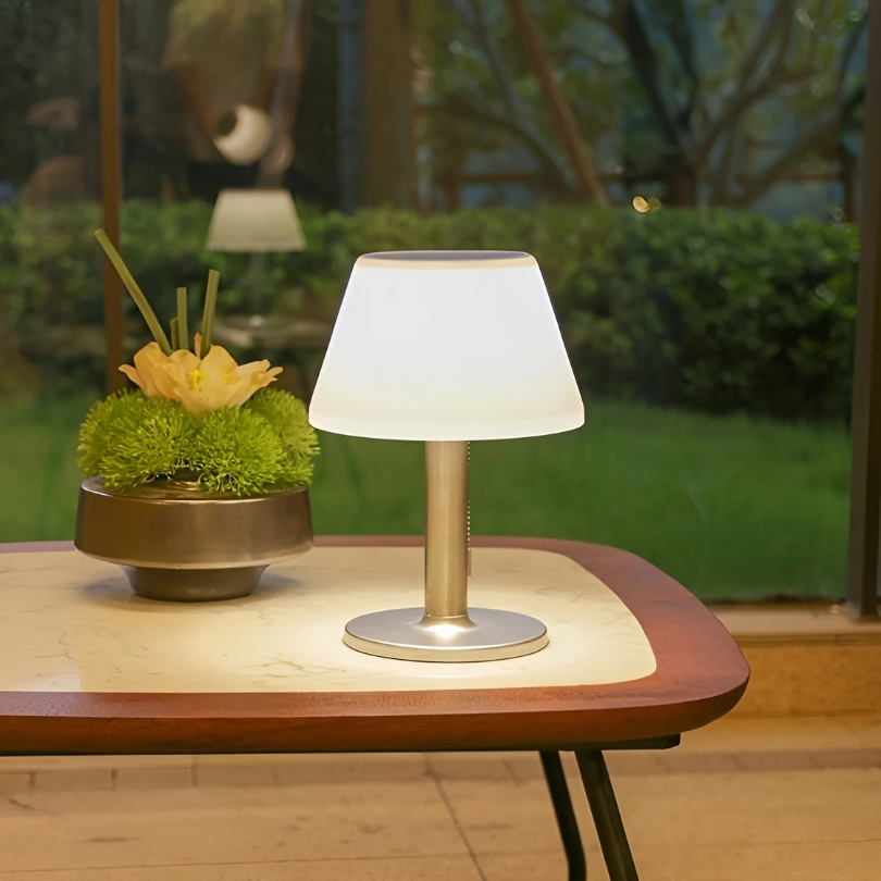 Stylish Solar-Powered Table Lamp - SolarLuxe-State of Style