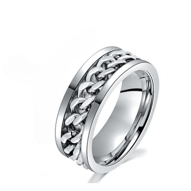 Stylish Spinning Ring – SpinCal-Silver-6-State of Style