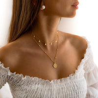 Stylish Star Necklace - Elara-Gold-State of Style
