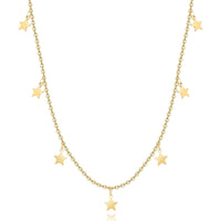 Stylish Star Necklace - Elara-Gold-State of Style