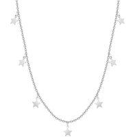 Stylish Star Necklace - Elara-Silver-State of Style